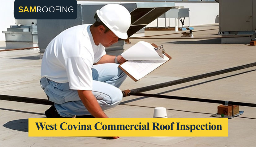 West Covina Commercial Roof Inspection